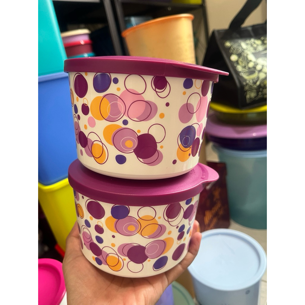 toples snack kecil bermotif bubble ilumina buble canister #tupperware #new #original