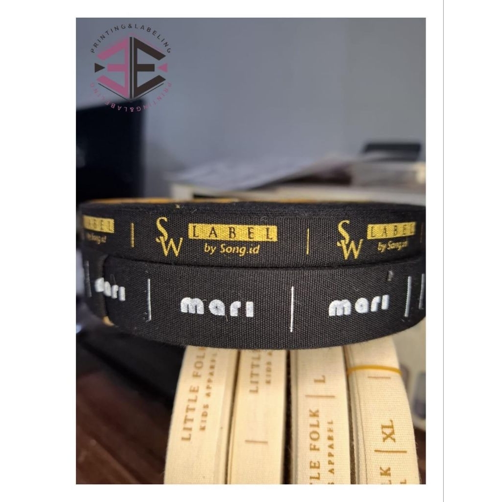 

LABEL PITERBAN HITAM IMFORT(label baju, label katun, label pakaian, free, design