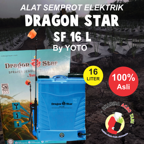 Sprayer Elektrik DRAGON STAR 16 liter - Alat Semprot Hama dan Pupuk Cair