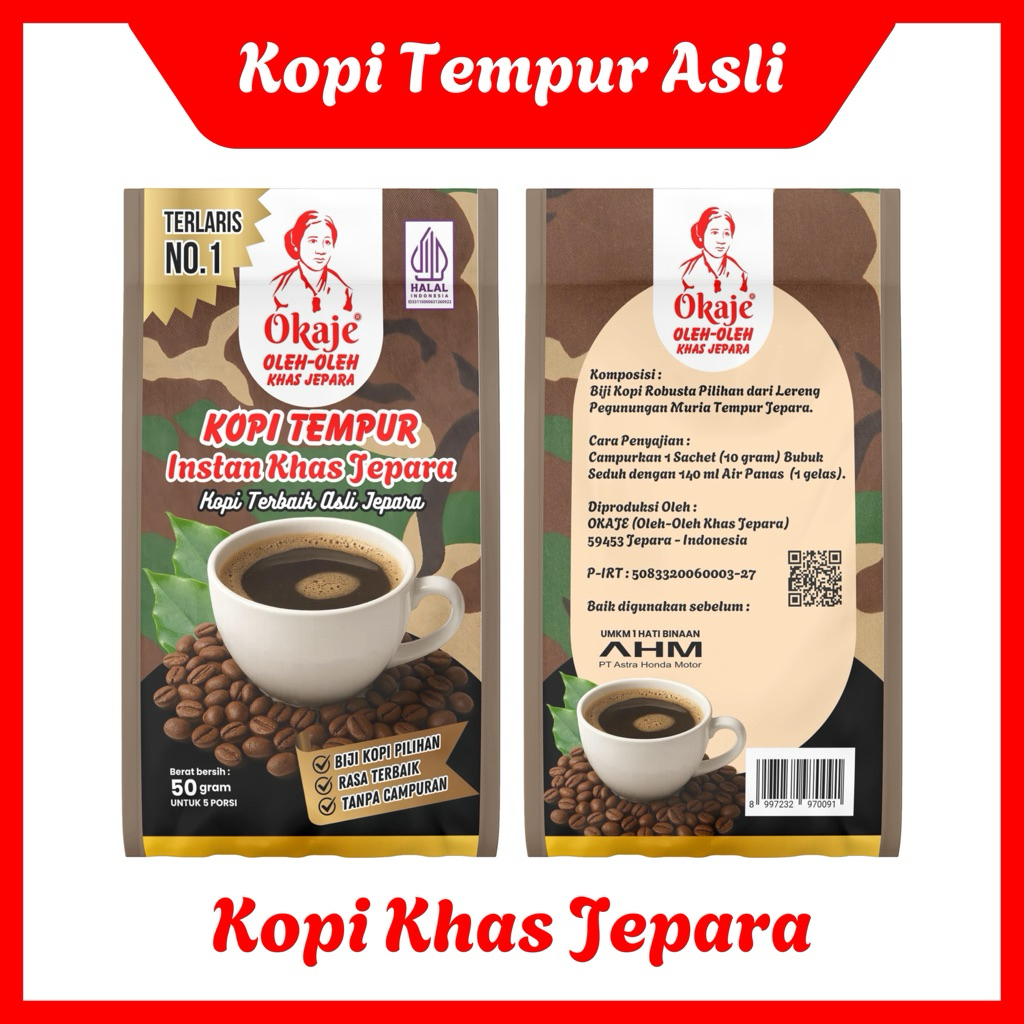 

OKAJE Kopi Tempur Instan Khas Jepara | Oleh Oleh Khas Jepara