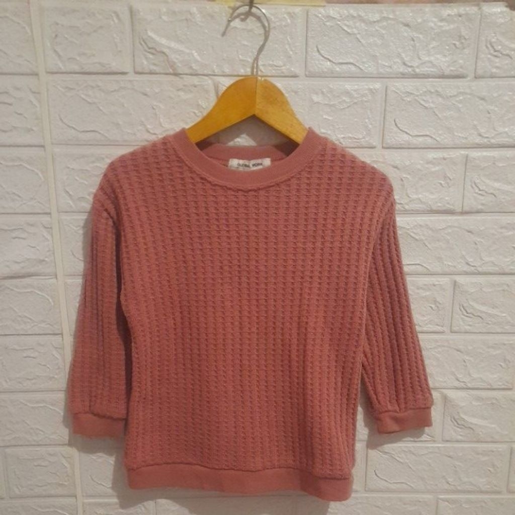 rajut kepang anak GLOBAL WORK size M/LD 74