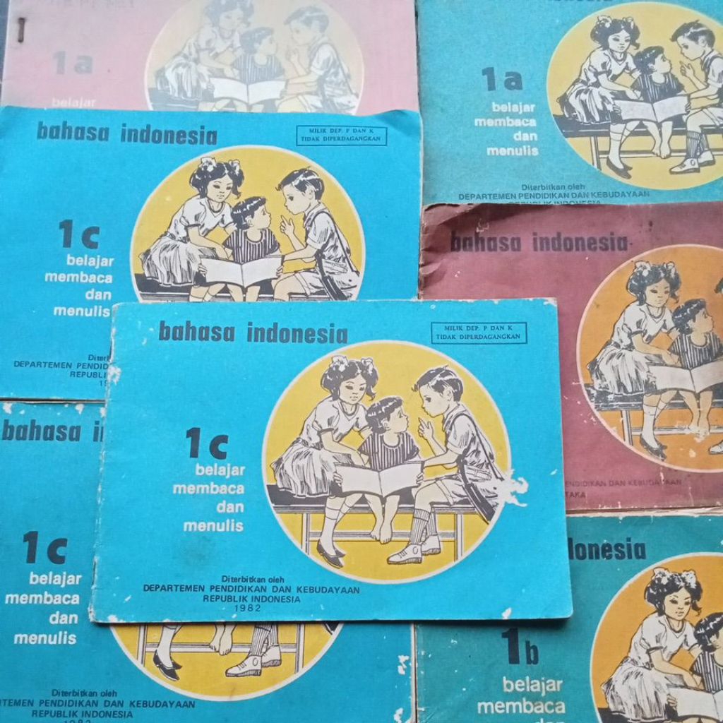 buku pelajaran jadul bahasa Indonesia