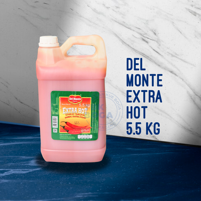 

Del Monte Extra Hot ( 5.5 kg ) Saus Sambal Cabe Cabai Sauce