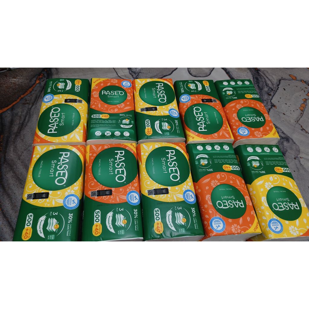 Tisu Paseo 500+40 10 pack