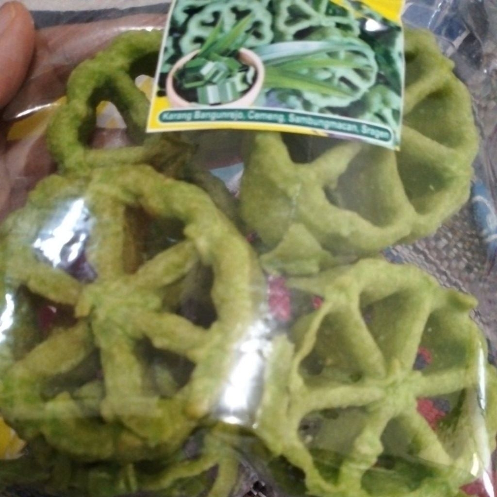 

Kembang goyang hijau alami dari hijau pandan