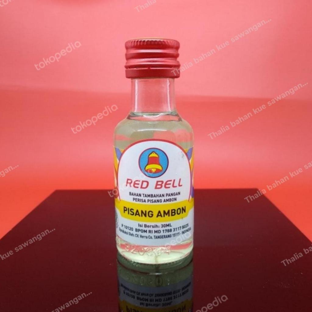 RED BELL ESSENCE PISANG AMBON 30ML, BOTOL BELING U/ MAKANAN/MINUMAN