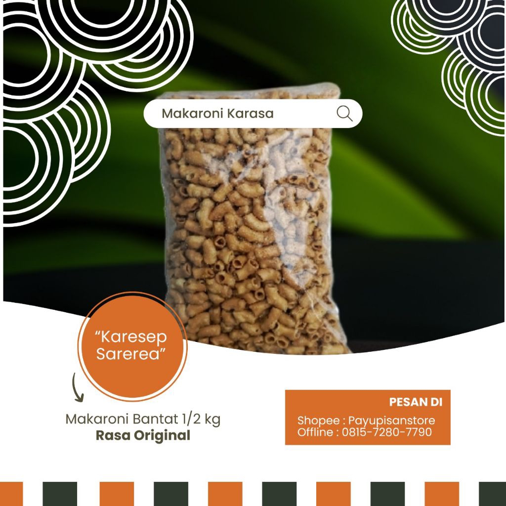 

Makroni bantat cikruh kriuk gurih Original & Pedas Daun Jeruk