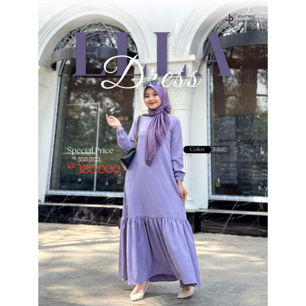 ELLA DRESS PROMO TERBARU BY JOURNEY SCARVES