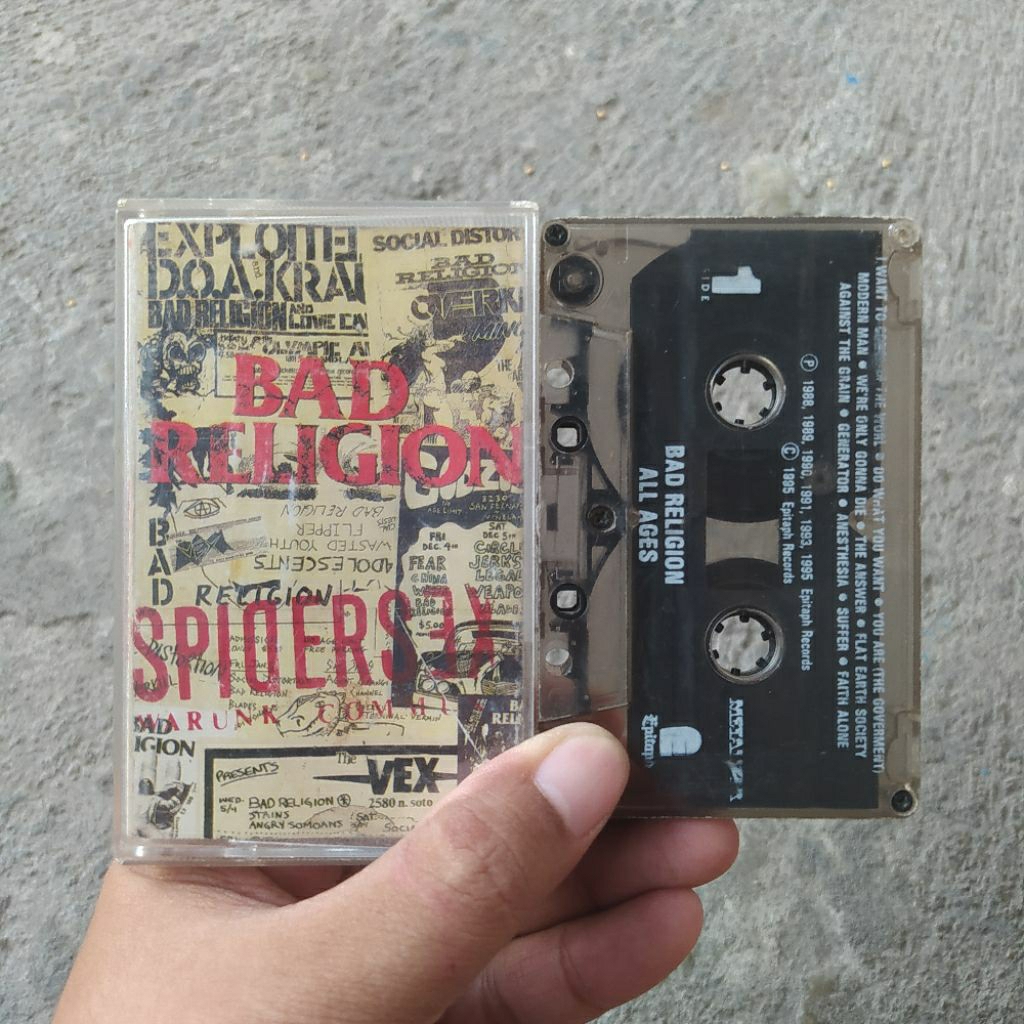 Kaset Pita Bad Religion - All Ages Punk