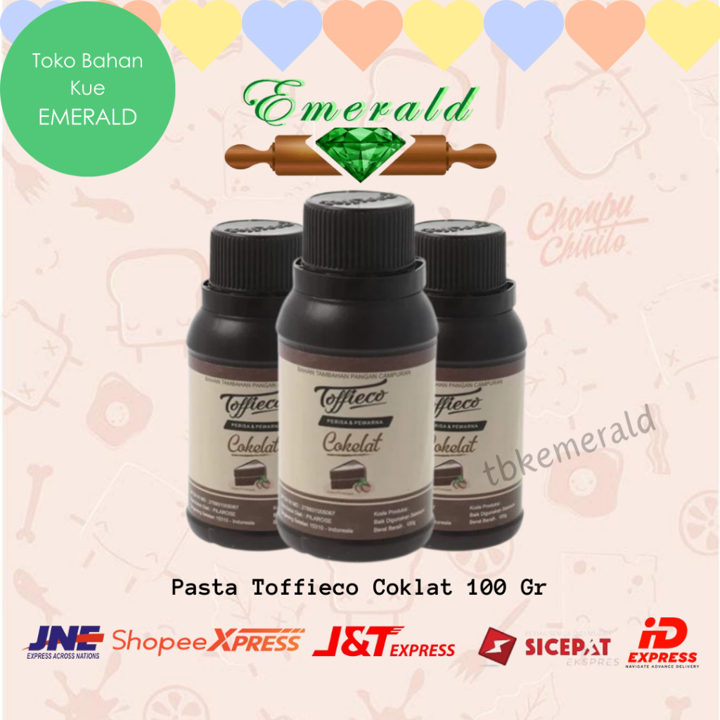 

Perisa Pasta Coklat Toffieco 100 Gram