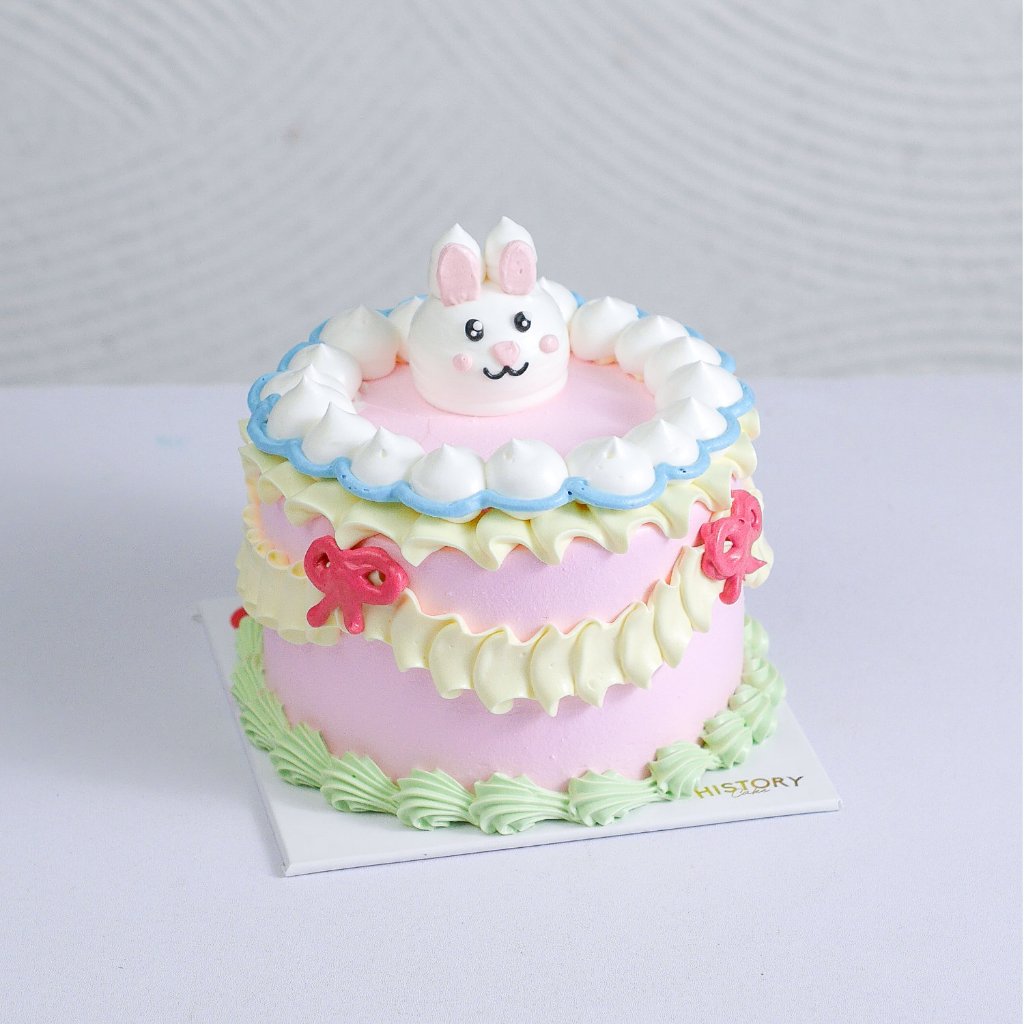 

HistoryCake Kue Tart Ulang Tahun Birthday Cake Mini Rasa Strawberry Cheese - Korean Style Rabbit