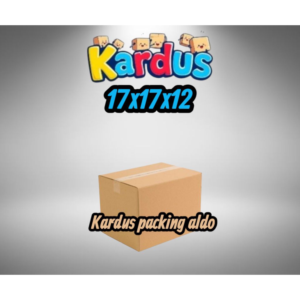 

kardus box packing 17×17×12
