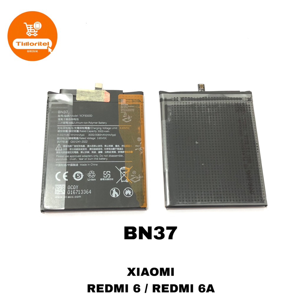 BATTERY BN37 REDMI 6 / BATERAI BATRE REDMI 6A BN-37