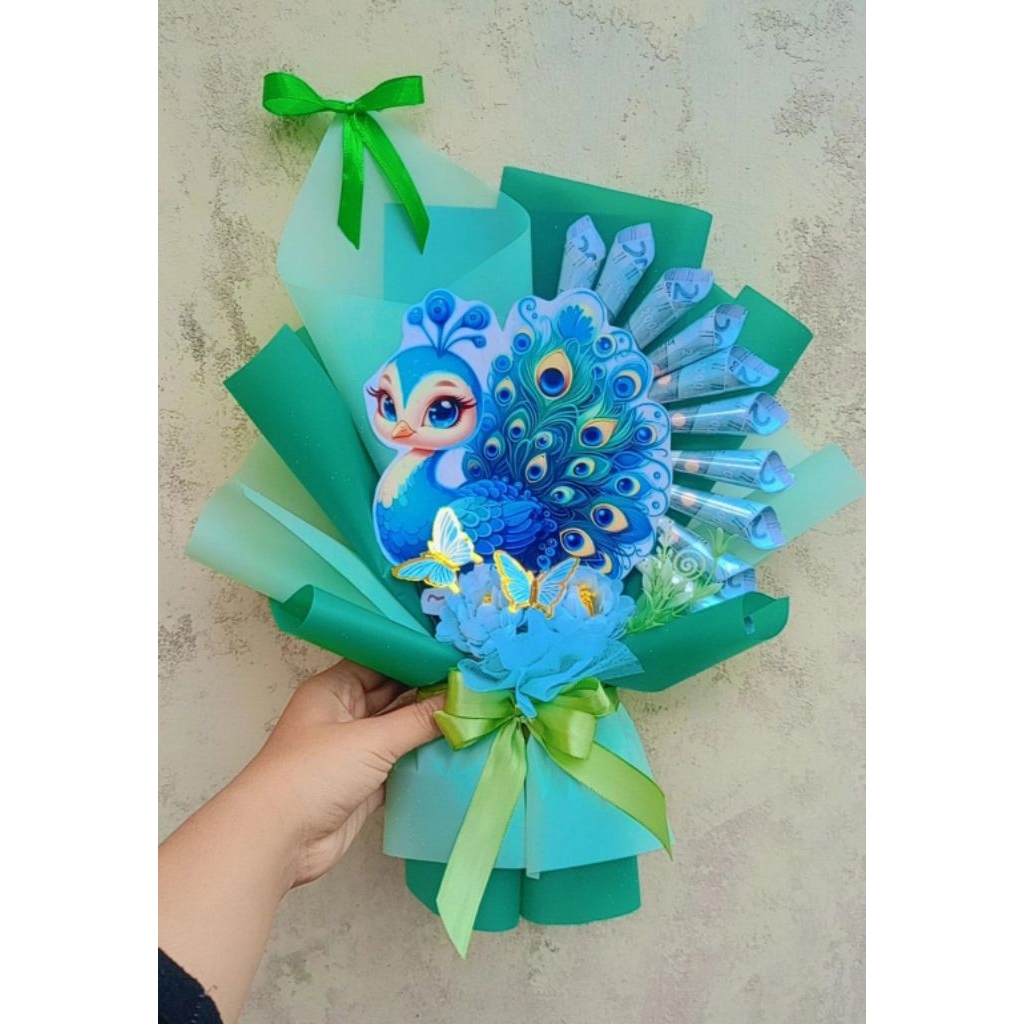 BUKET MERAK KOSONGAN/BUKET MERAK UANG HADIAH ultah bouquet wisuda bouquet hantaran