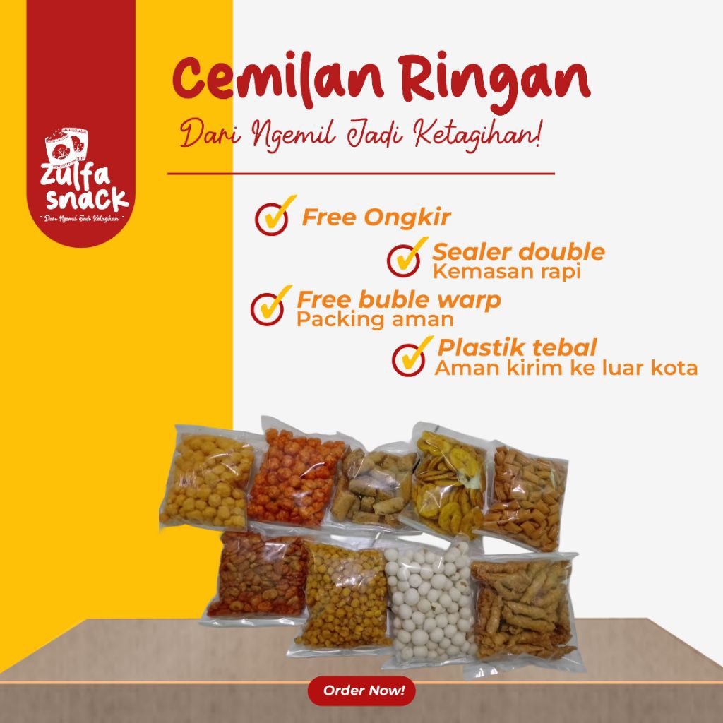 

Camilan Ringan | Kemasan Ekonomis