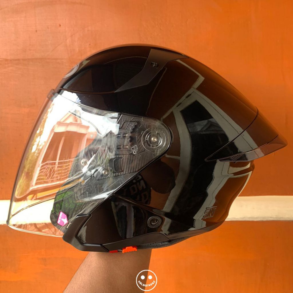 KYT TTR JET BLACK GLOSSY 100% ORIGINAL | SECOND GOOD CONDITION