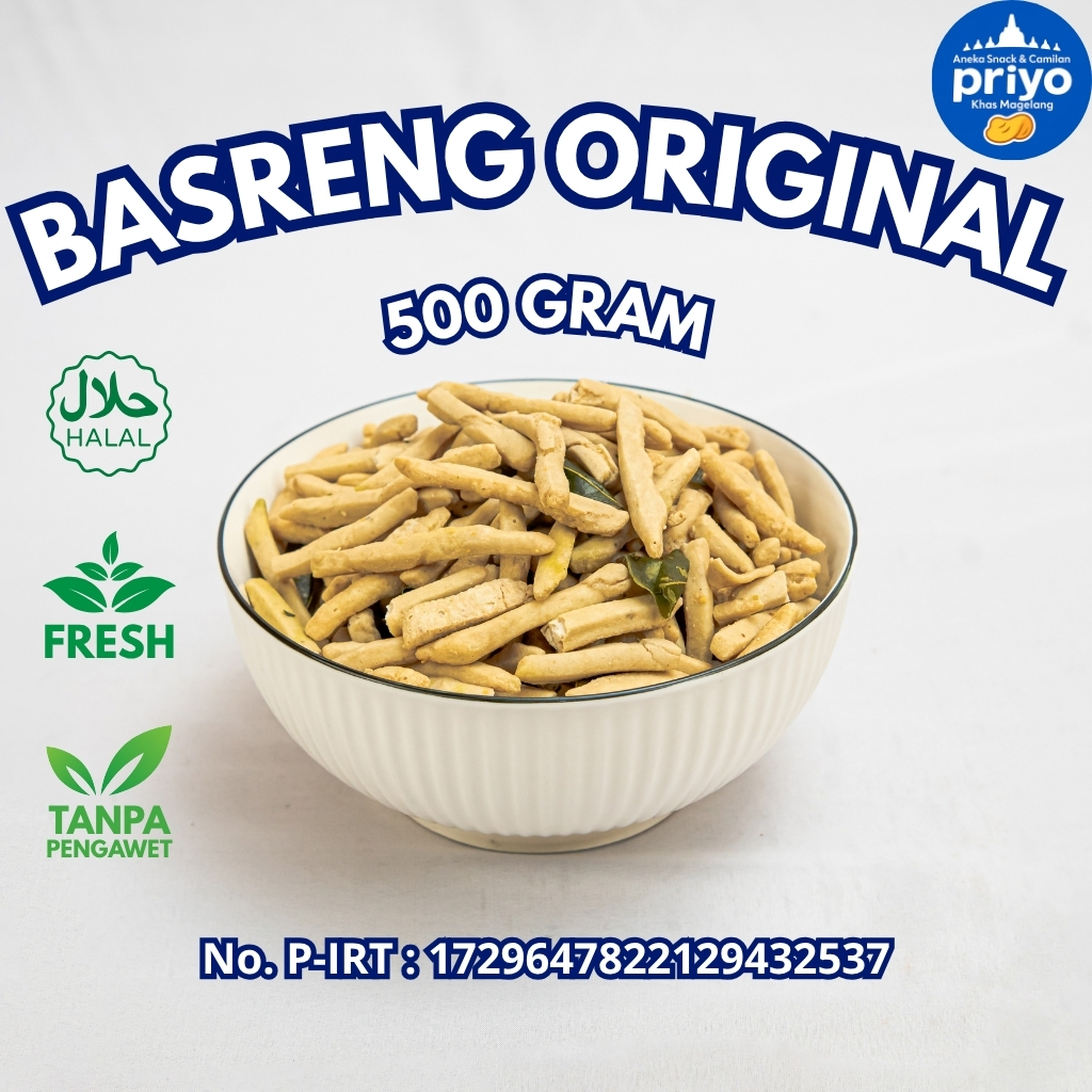 

Basreng Original 500g Priyo Snack Renyah Gurih Halal Tanpa Pengawet