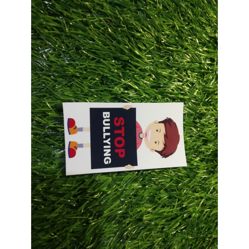 

stiker vinyl stop bullying