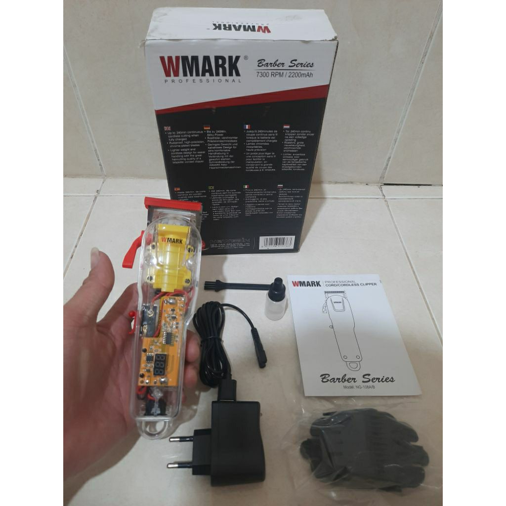 Mesin Cukur Elektrik Wmark NG-108 Mesin Cukuran Rambut Barbershop