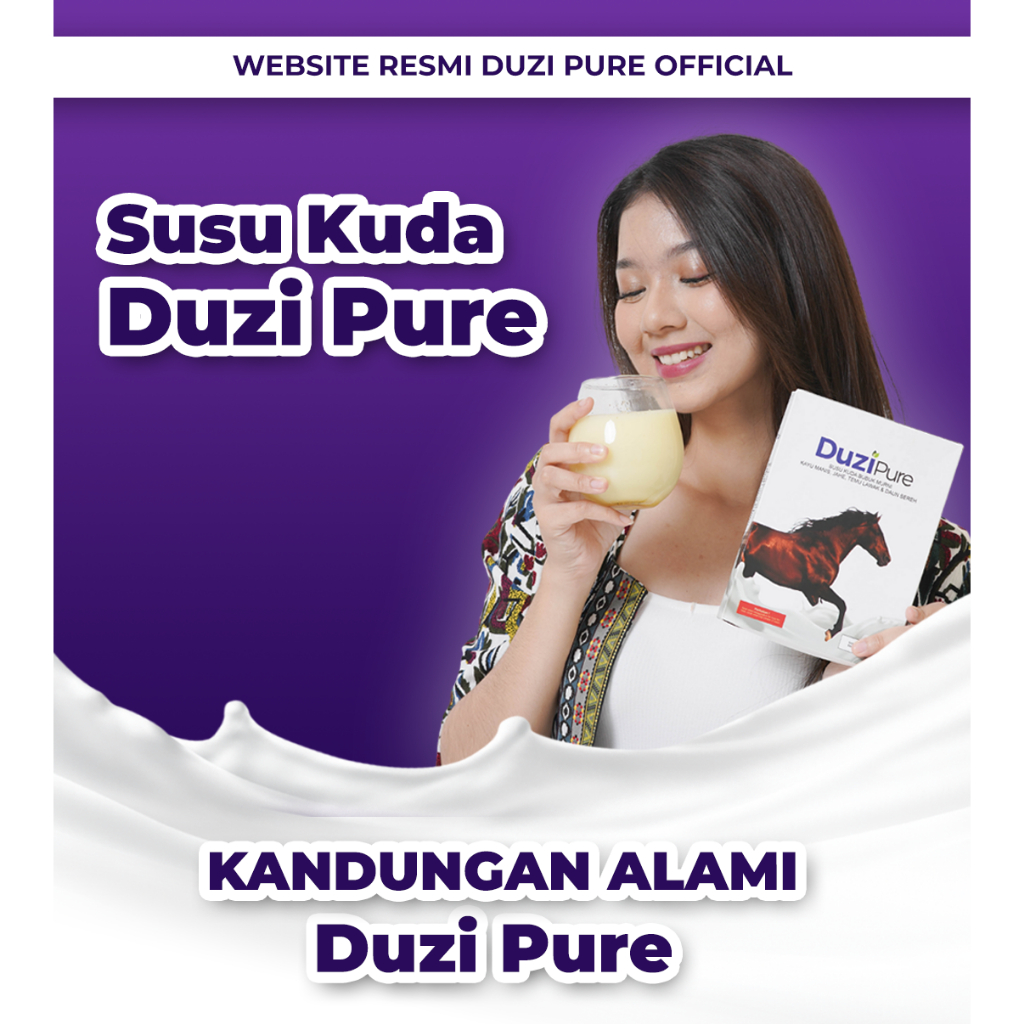 

TERBATAS! Duzi Pure - Susu Untuk Masalah Tulang Dan Sendi Tinggi Kalsium 200 Gram