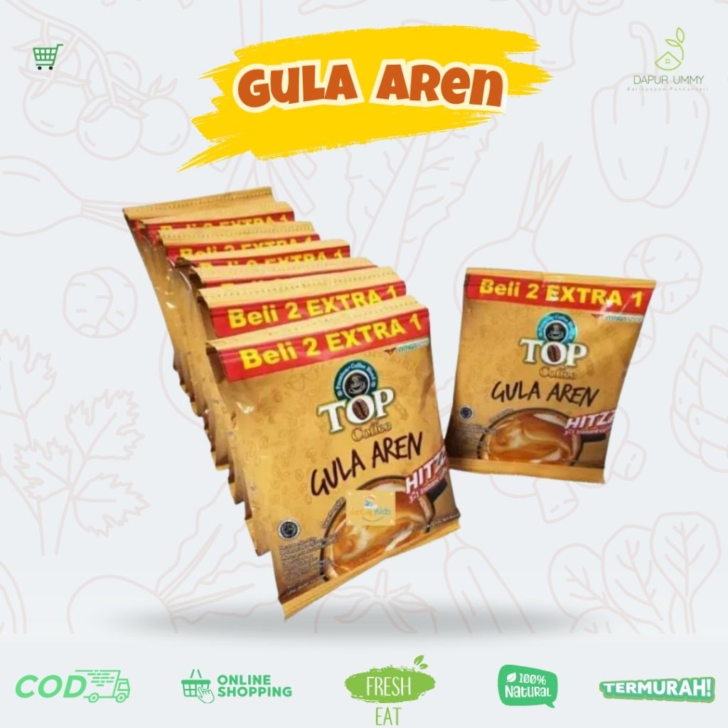 

TOP COFFE • Gula Aren 22gr • 1 Renteng