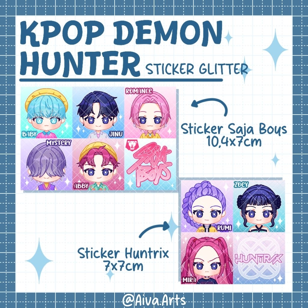 

Kpop Demon Hunter - Saja Boys Huntrix stiker sticker