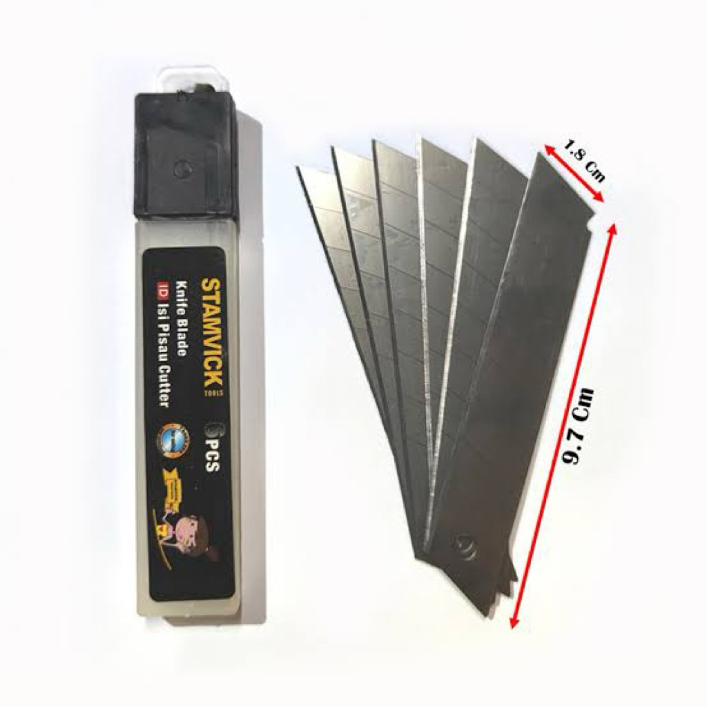

ISI CUTTER BESAR STAMVICK 1Pak isi 6pcs