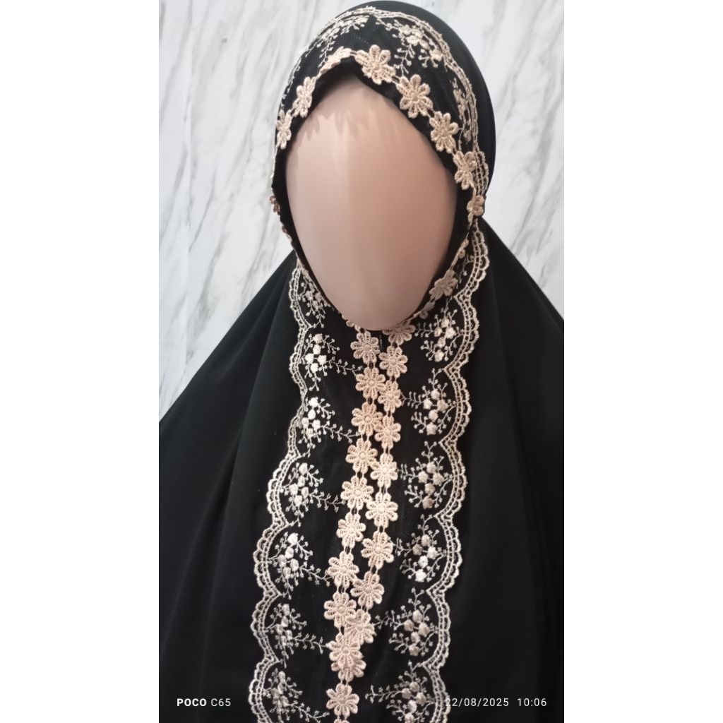 mukenah renda mukenah premium