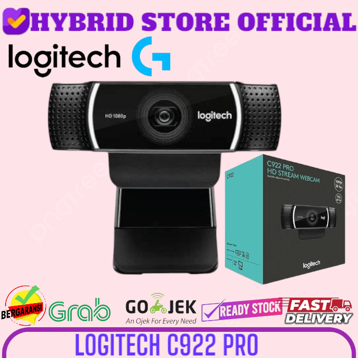 LOGITECH WEBCAM C922 PRO - WEBCAM LOGITECH C922 PRO + TRIPOD C922 STREAM