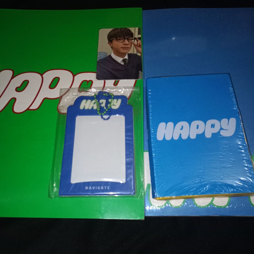 album happy imagine navigate weverse sealed official bts seokjin jin card holder