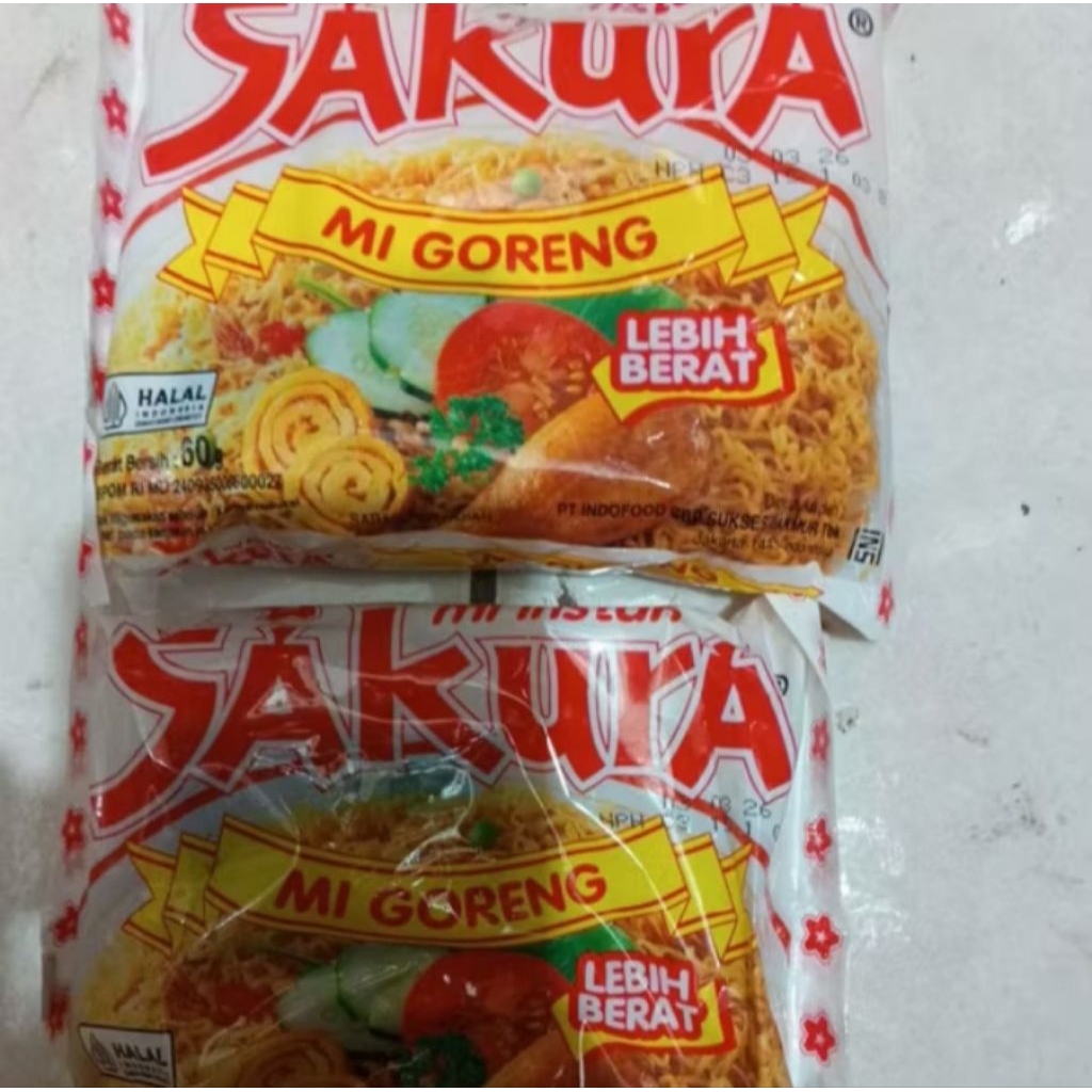 

Mie Sakura Goreng 1 Pcs