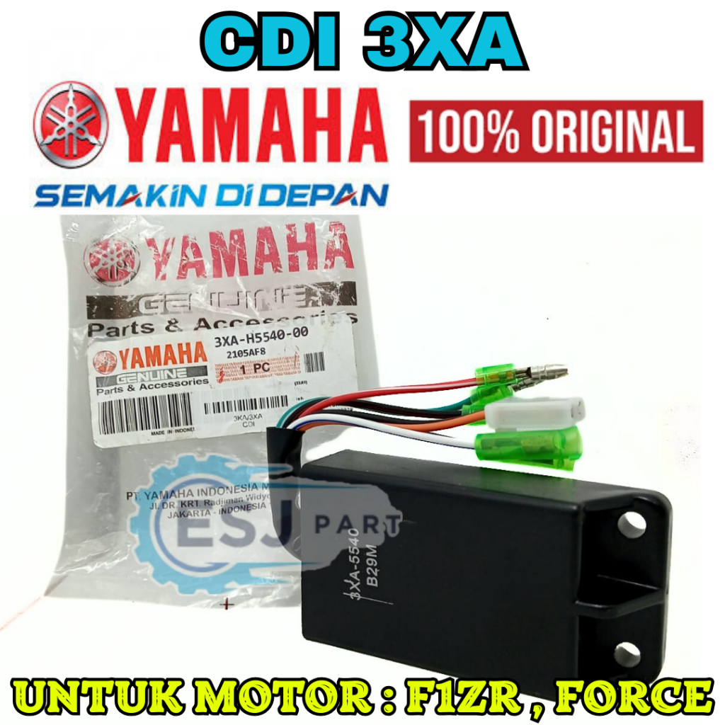 ORIGINAL ASLI CDI 3XA YAMAHA MOTOR F1ZR FORCE ONE PRODUK BERKUALITAS ASLI 100% ORIGINAL YAMAHA YGP .