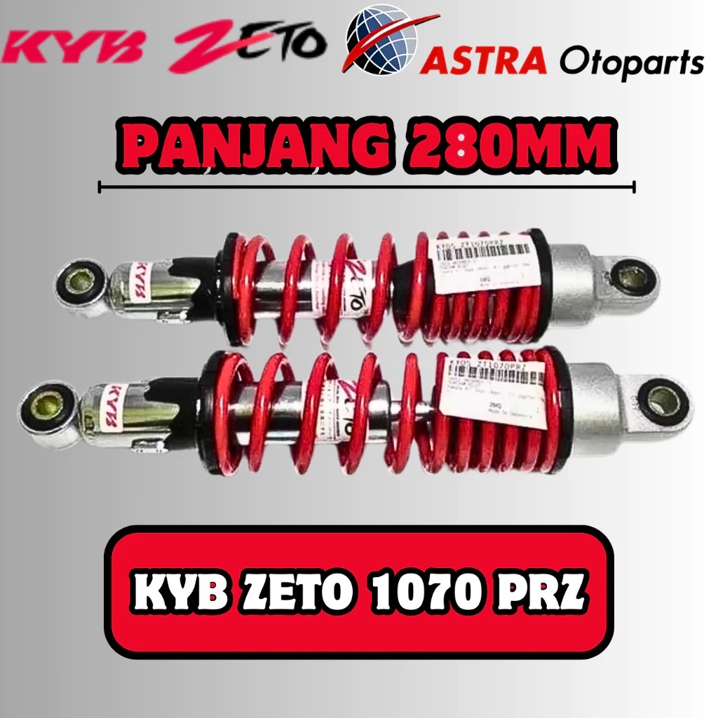 (ZT1070PRZ) SHOCKBREAKER SHOCK BELAKANG MOTOR JUPITER Z VEGA R VEGA ZR F1ZR KYB ZETO KAYABA ZETO ORI