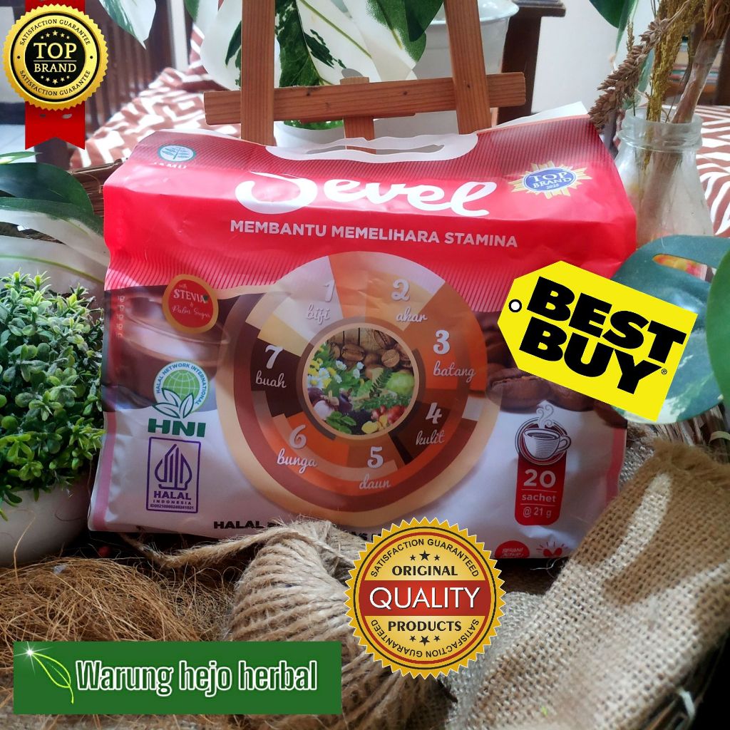 

KOPI SEVEL (7 ELEMEN) KOPI HERBAL // KOPI SEHAT // BUBUK // HALAL // HNI // ISI 10 dan 20 SACHETS
