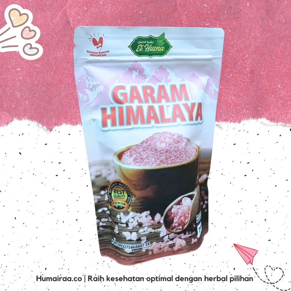 

Garam Himalaya El Husna 250 Gram 100% ORIGINAL TANPA RAGU OBAT HERBAL BPOM HALAL MUI DINKES PIRT