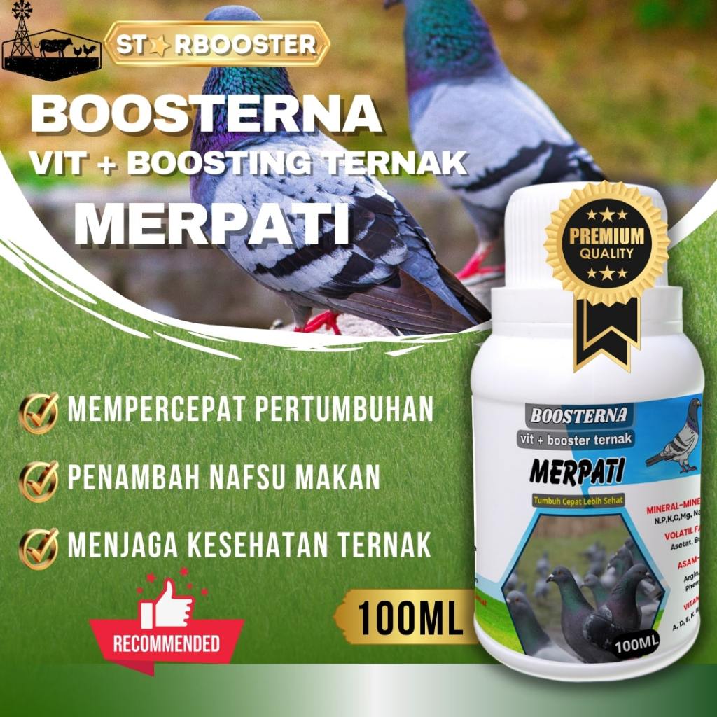 BOOSTING BURUNG DARA/MERPATI Vitamin Burung Agar Cepat Bertelur Obat Betina Anti Macet Nelur Untuk T