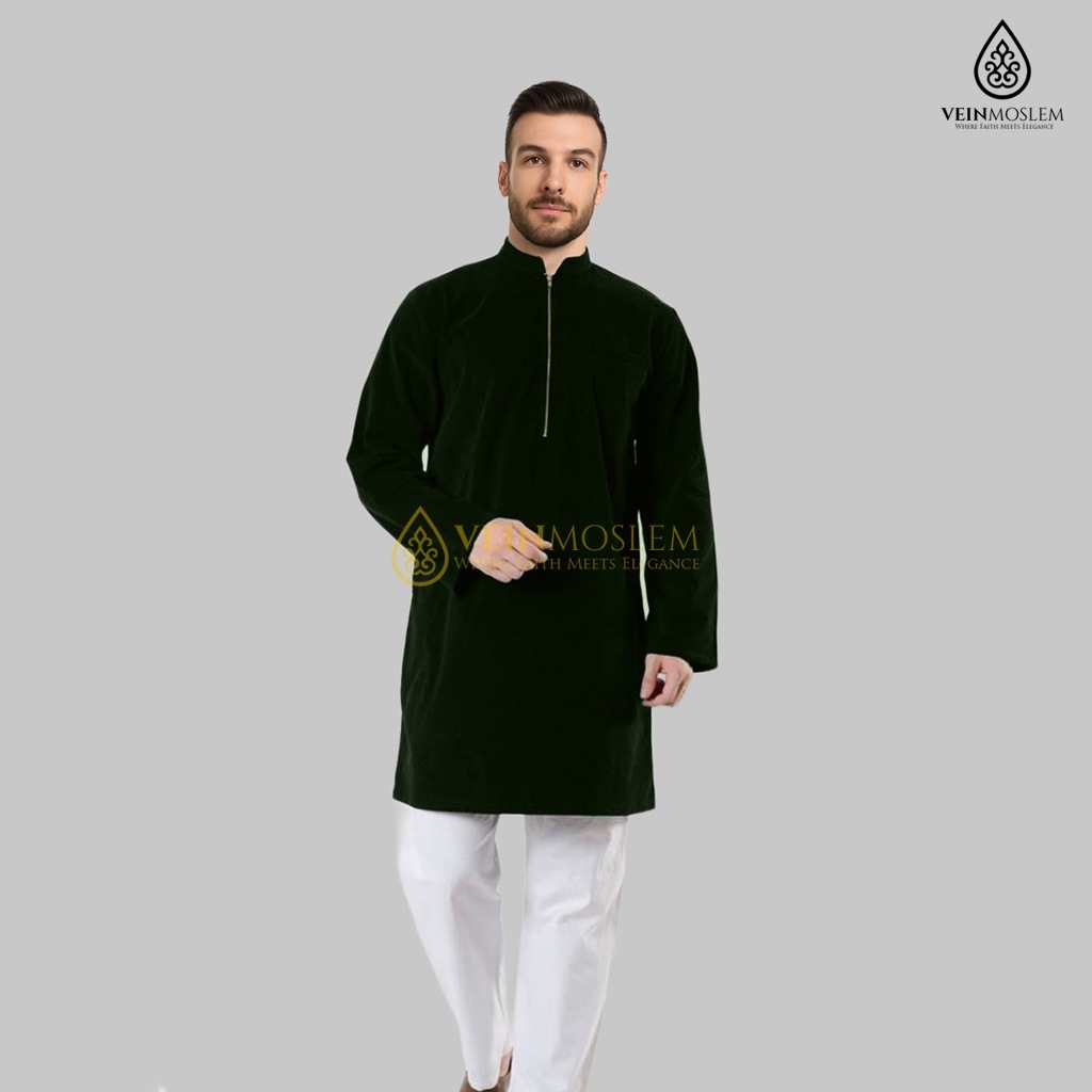 Vein Moslem Kurta Salman Baju Koko Vein Moslem Koko Pakistan Pria Muslim Baju Takwa Salman