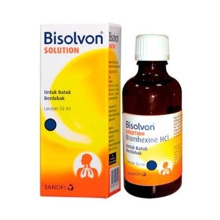 BISOLVON SOLUTION 50 ML CAIRAN NEBULIZER UNTUK BATUK BERDAHAK OBAT UAP