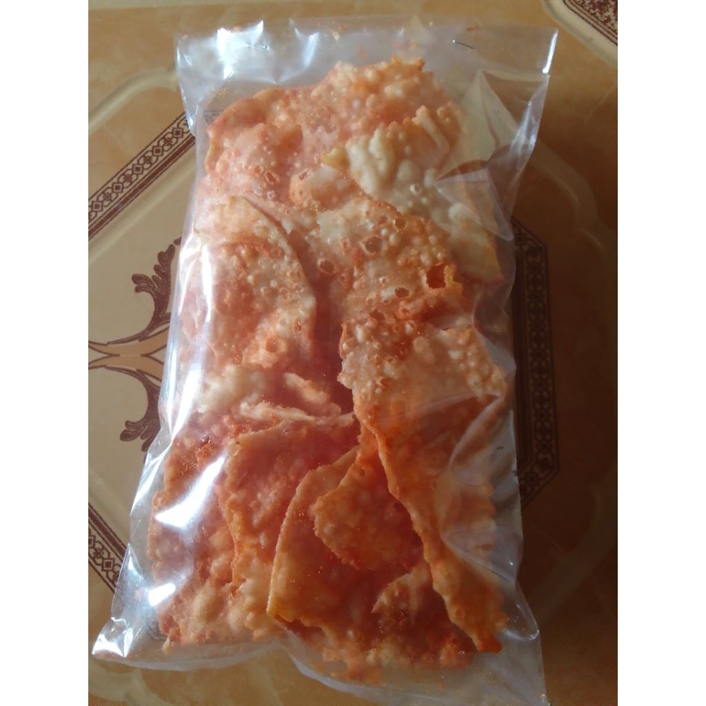 

Krip pangsit rasa balado kering makanan ringan oleh oleh makanan