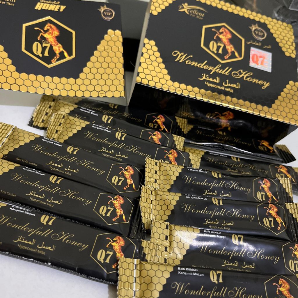 

Q7 Gold SASETAN | Wonderfull Honey | Excellent For Men VIP | Madu Macun Turki Turkey Turkiye