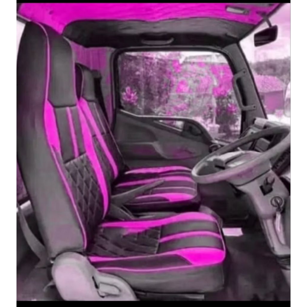 sarung jok mobil truk canter Hino 300 , Toyota Dyna, elf macan, ragasa, PS 100/umplung