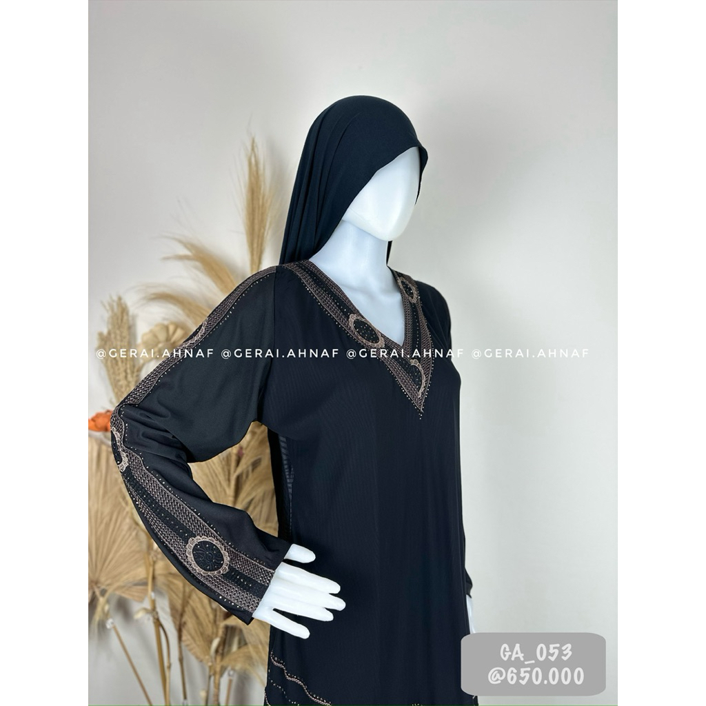GA_053 / ABAYA ORI SAUDI / ABAYA ARAB SAUDI / ABAYA IMPORT SAUDI / ABAYA ORIGINAL / ABAYA ASLI SAUDI
