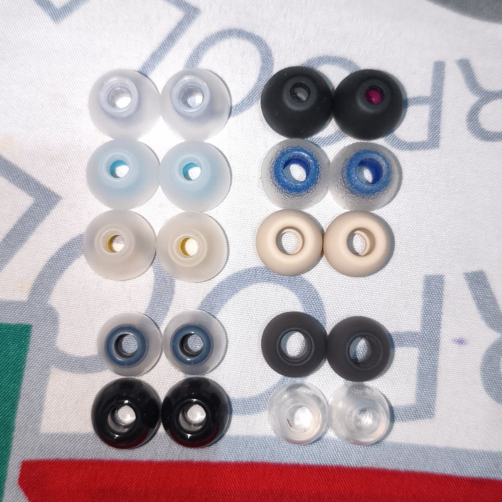 Eartips Borongan Spinfit W1 CP145 CP100 Final Audio Type E Tangzu Sancai Penon Liqueur Fiio HS20 TRN