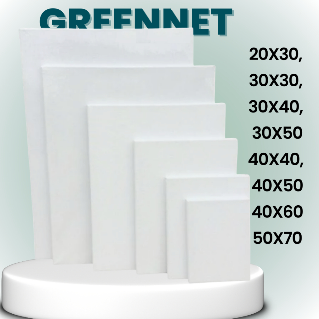 

Kanvas Lukis Standard Ukuran 20X30, 30X30, 30X40, 40X40, 30X50, 40X50, 40X60, 50X70 CM