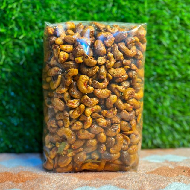 

Kacang Mede Pedas Manis Wonogiri Daun Jeruk Panggang Oven 1 KG