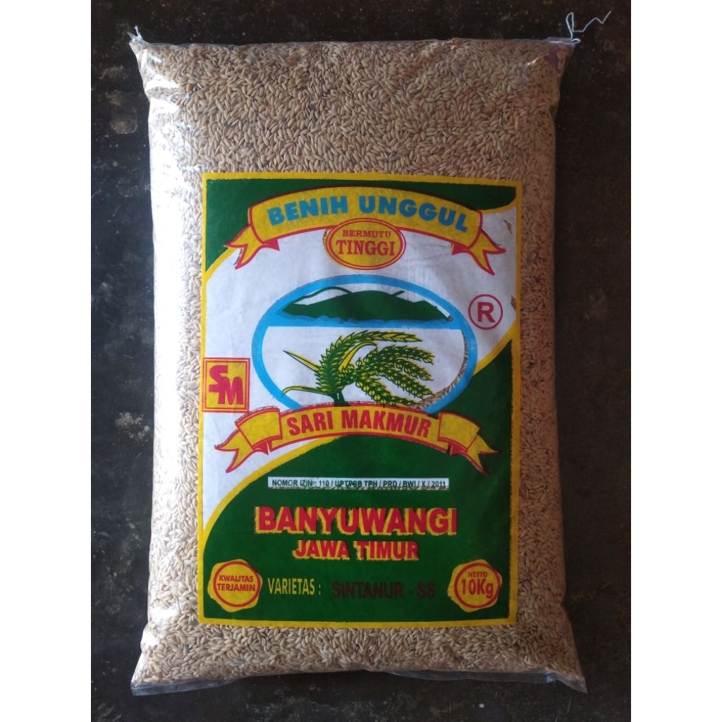 benih padi unggul varietas sintanur aromatik 10 kg