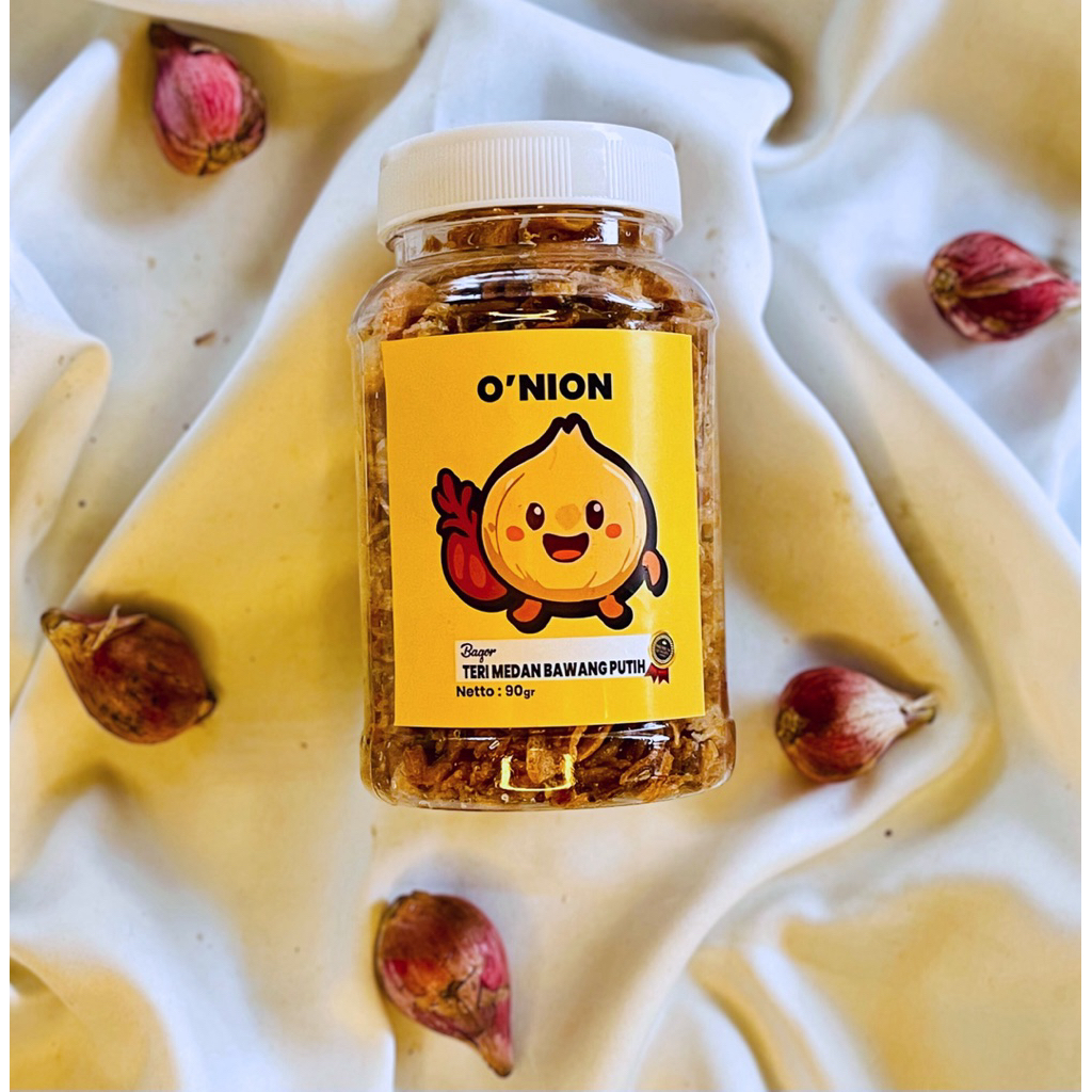 

bawang goreng kombinasi 90gr | bamer,baput & teri medan