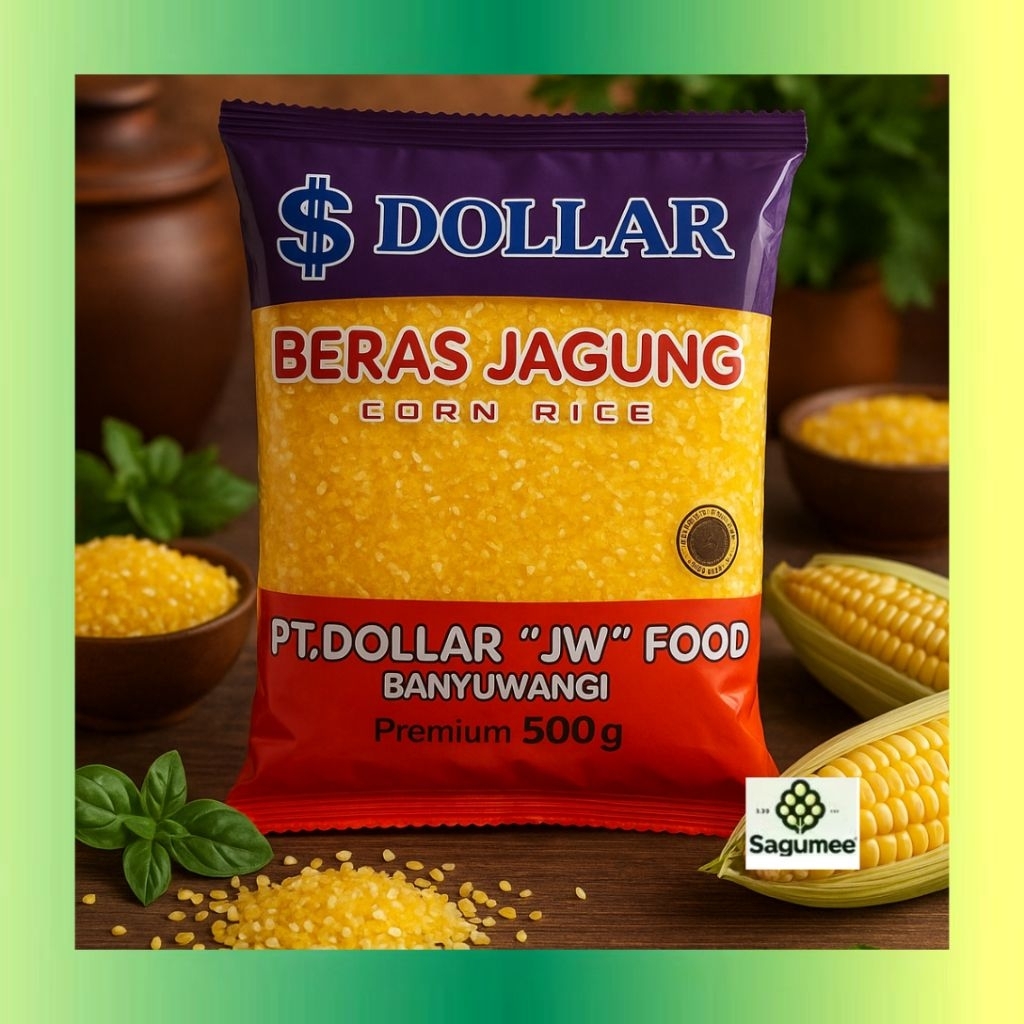 

Beras Jagung Organik Merk Dollar 5 KG Berkualitas Rendah Kalori Cocok Untuk Diet