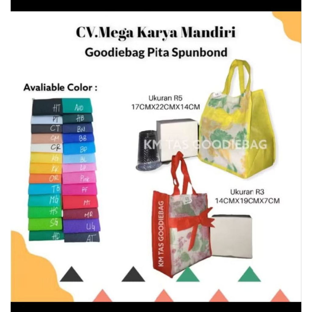 

Goodiebag tas spunbond mini r3 tas sovenir snack/tas skincare/tas mini 12pcs