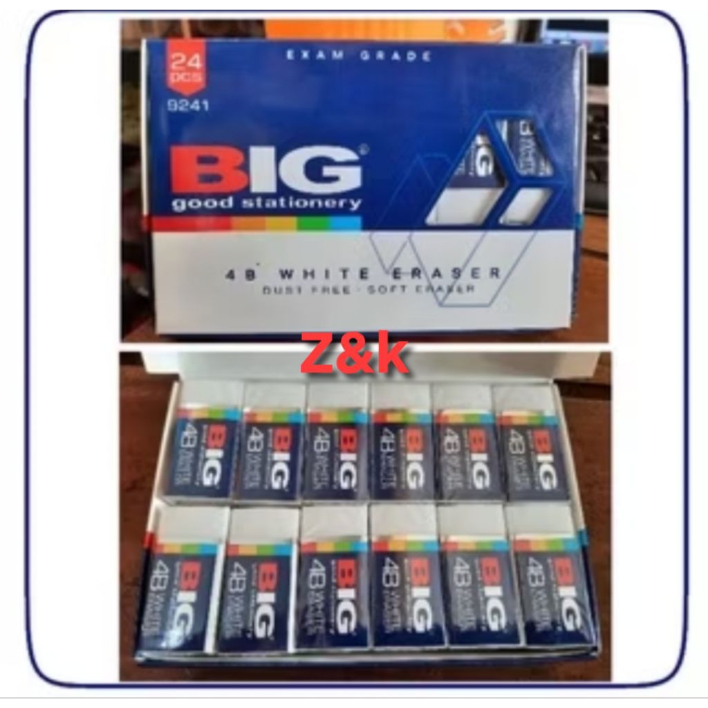 

PENGHAPUS ERASER BIG BESAR HITAM DAN PUTIH BESAR per 1 pcs